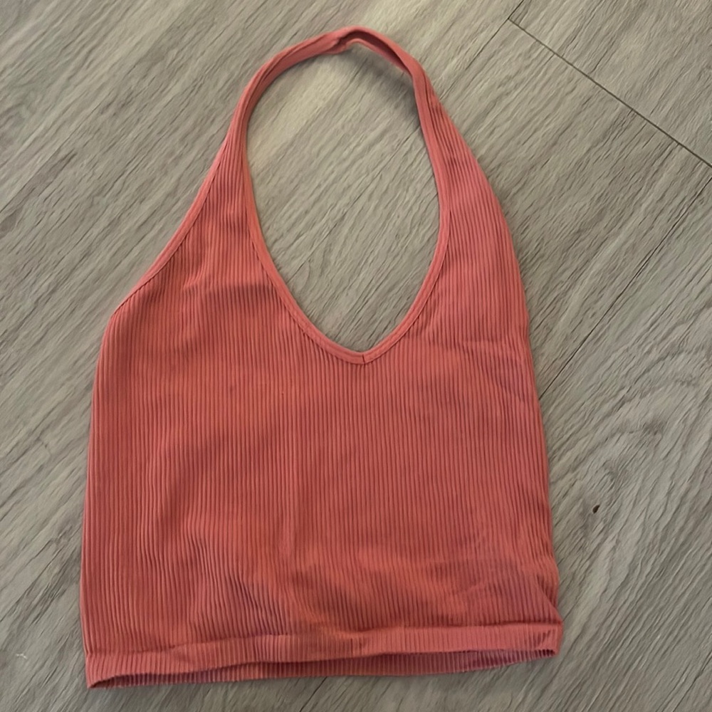 Urban outfitters rubbed pink tank top